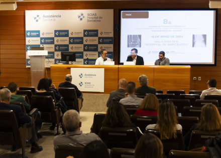 Especialistes durant la 8a Jornada de Cirurgia Ortopèdica i Traumatologia