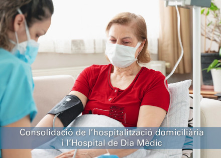 Fotograma del vídeo resum de l'activitat de l'Hospital de Barcelona del 2024