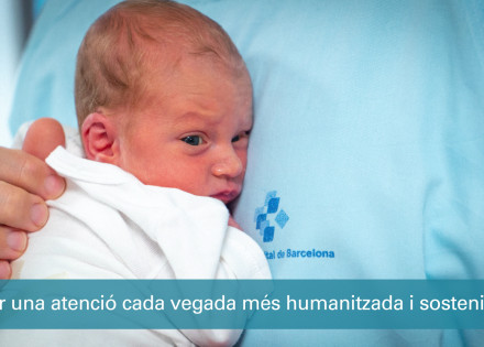 Nadó en braços d'una infermera de l'Hospital de Barcelona