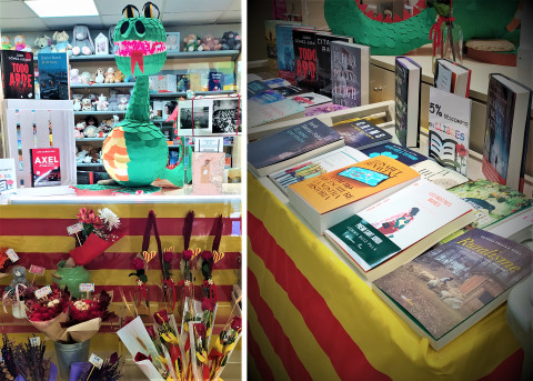 Parada de llibres de Sant Jordi