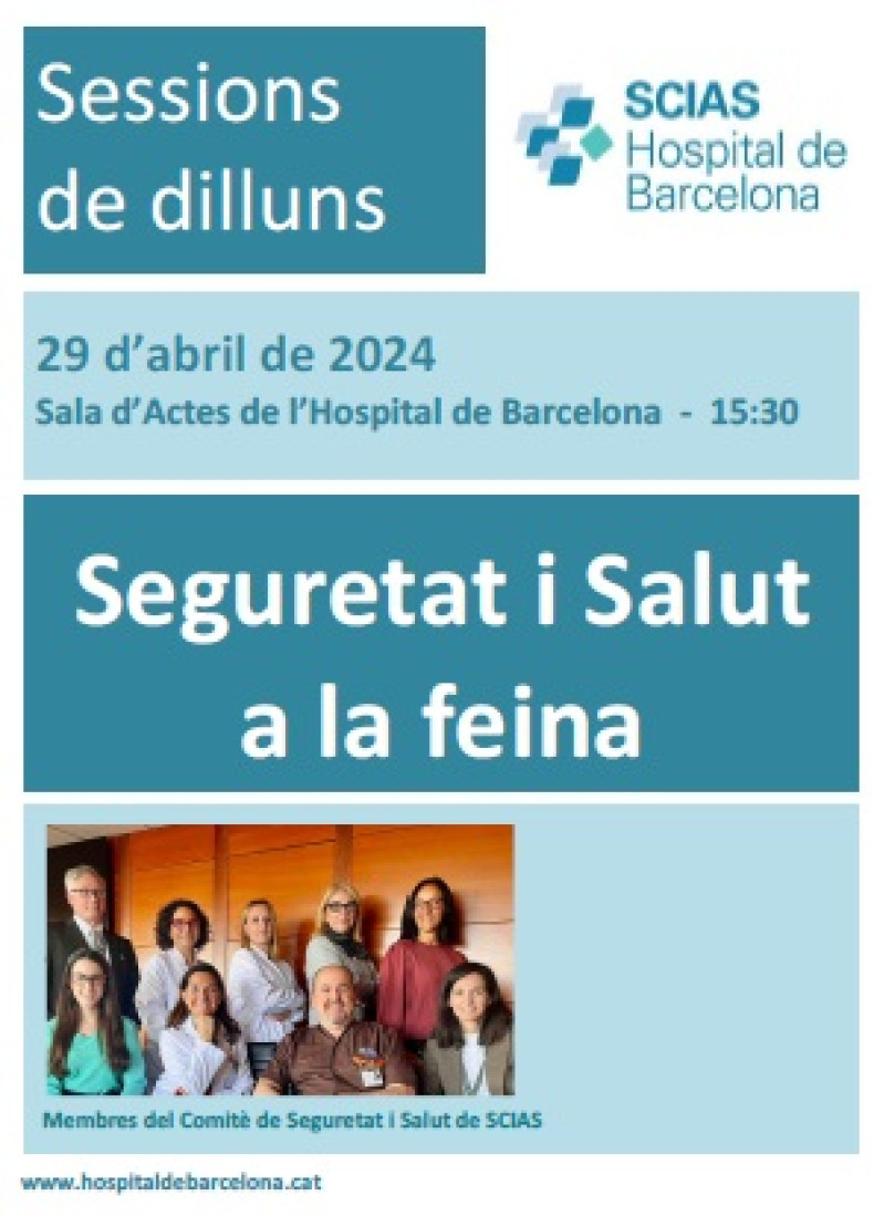 anunci sessió dilluns 29 abril 2024 - seguretat i salut a la feina