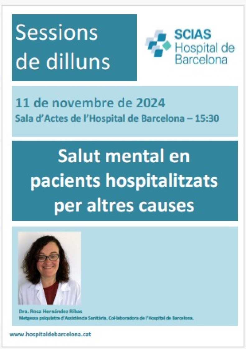 sessió dilluns 11 novembre 2024 salut mental