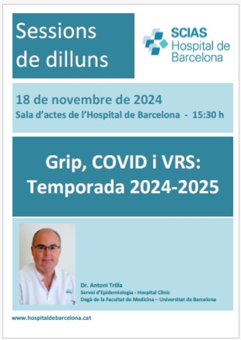 sessió dilluns 18 novembre 2024 grip covid vrs
