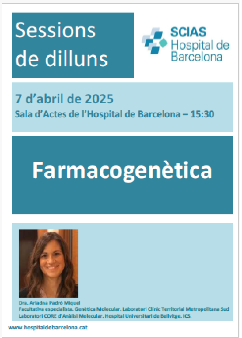 Sessió de dilluns 7-4-25. Farmacogenètica
