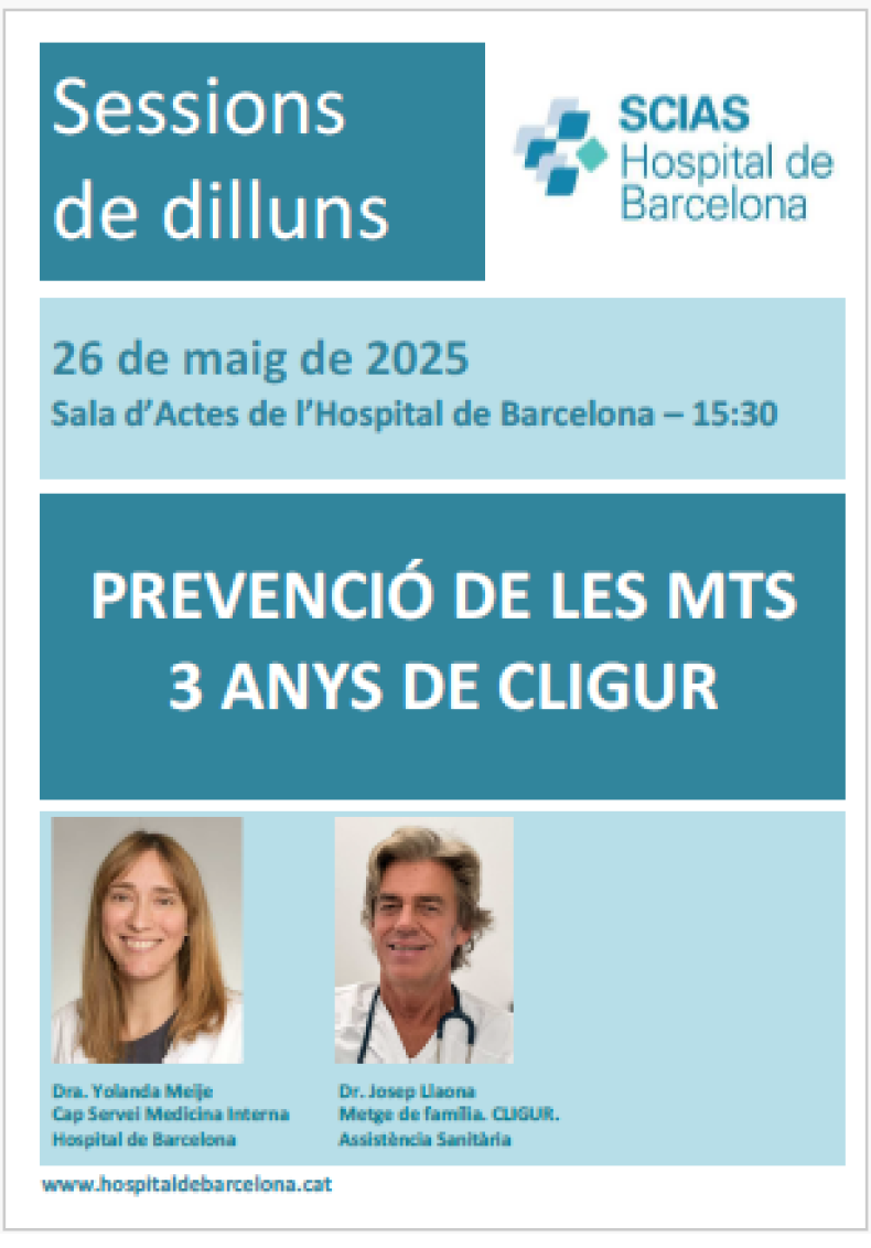 sessió de dilluns 26 de maig de 2025. Tres anys de CLIGUR