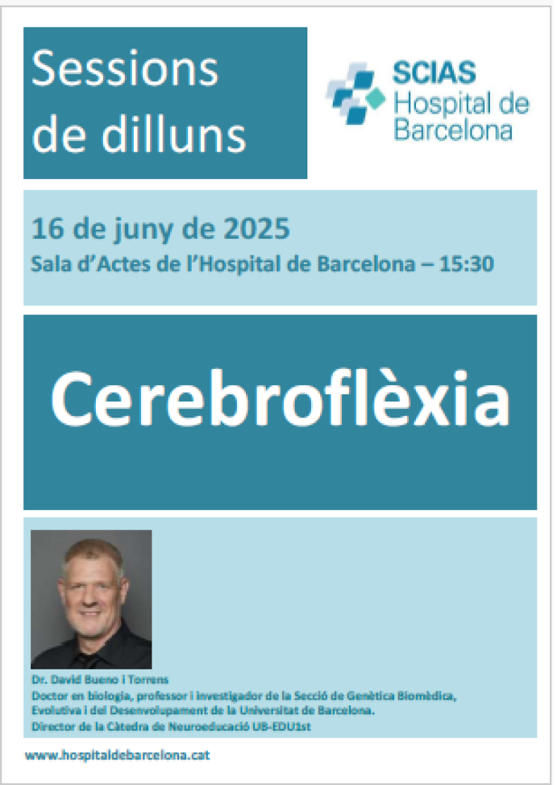 anunci sessió cerebroflèxia 16 juny 2025 Dr. David Bueno