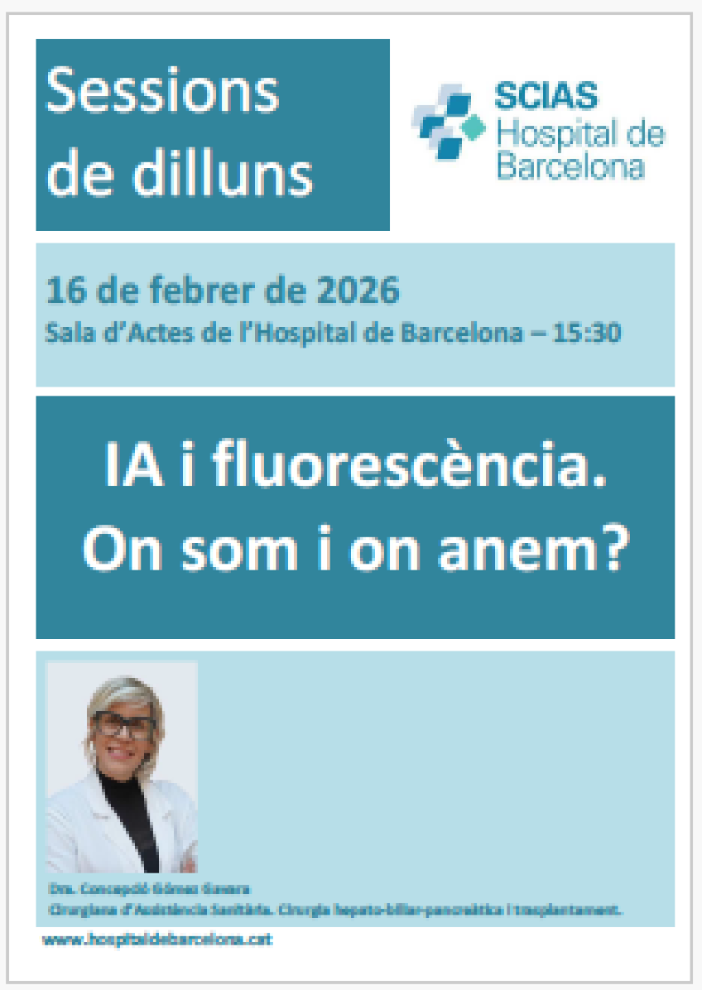 Sessió dilluns 16 febrer 2026 - IA i fluorescència